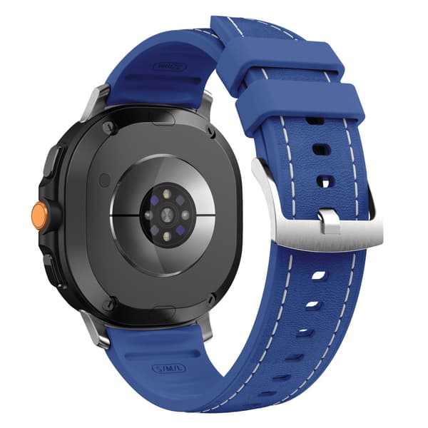 Silikonläderrem för Samsung Watch 9 40/44mm Blue