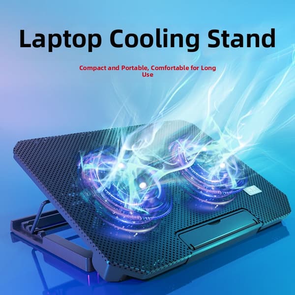 Justerbar Gaming Kølestander til 12 til 15,6 tommer PC'er Blue