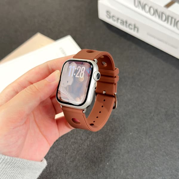 Silikonrem for Apple Watch Ultra 4 49mm Starlight