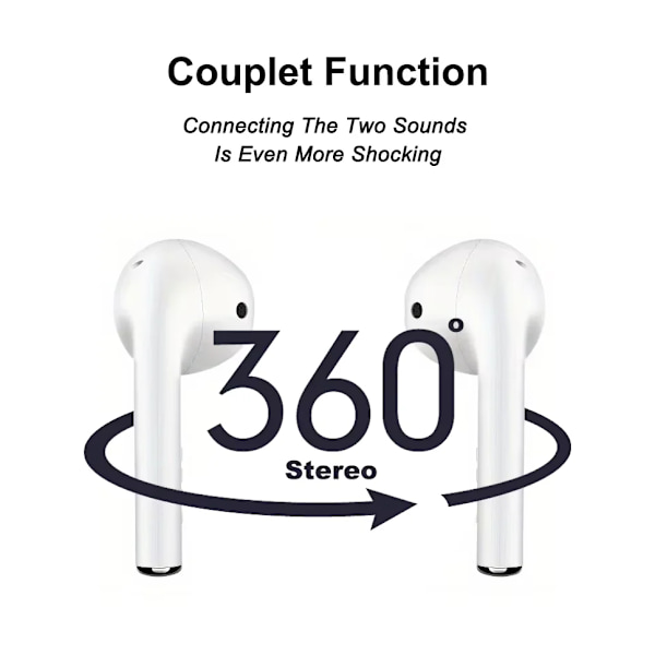 Ekstra stort Bluetooth headset højttaler, trådløs Bluetooth-lyd White