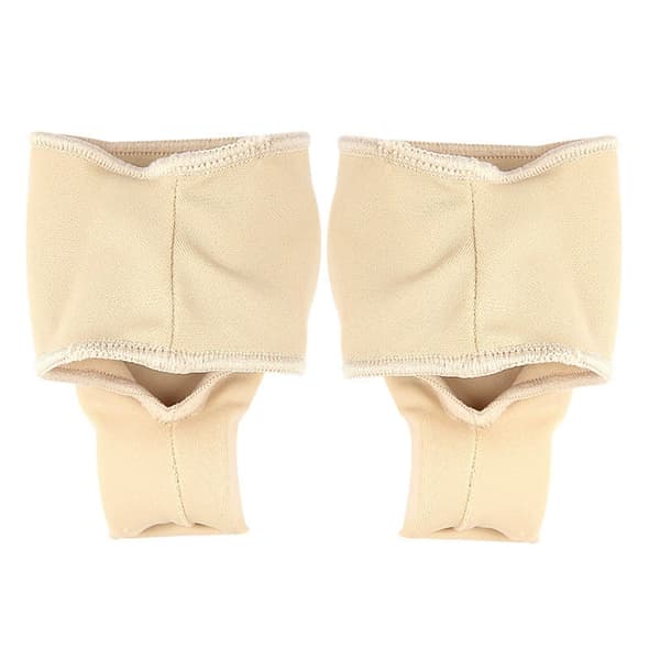 Elastiska Hallux Valgus-korrigerare, Smärtfri Korrigering, 1 Par, Medium Beige