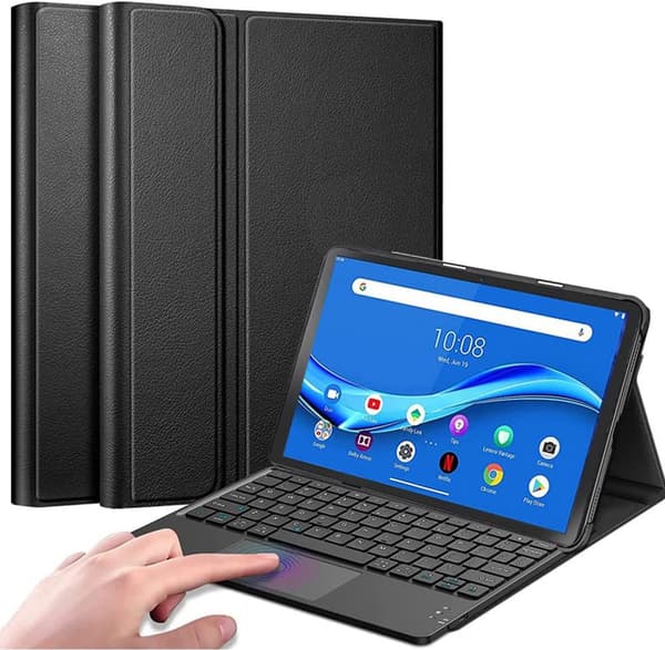 Bluetooth Keyboard Cover til Lenovo Xiaoxin Pad 10,6-tommer 2022 model /M10 Plus 3. generation