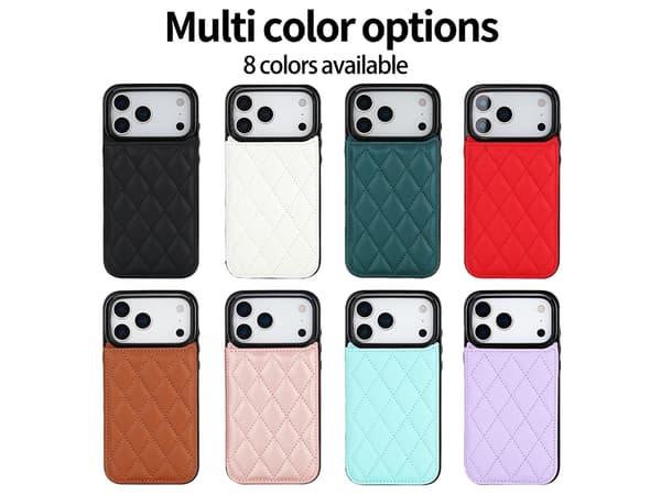 Plånboksfodral för iPhone 18 Pro Max med korthållare – Skyddande läderfodral White