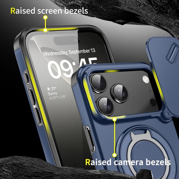 Beskyttelsesdeksel for iPhone 17 Pro Blue
