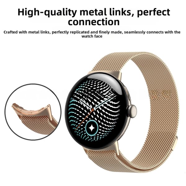 Milanesisk armbånd til Google Pixel Watch 5 45mm Silver