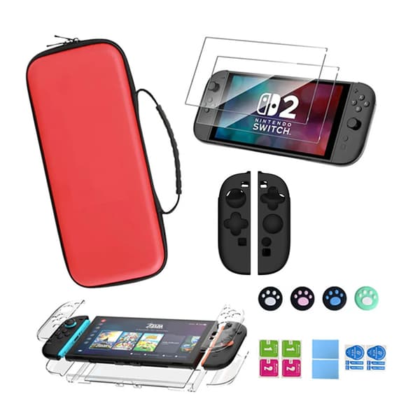 Nintendo Switch 2 Rød Veske