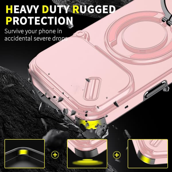 Beskyttelsesdeksel for iPhone 17 Pro Pink