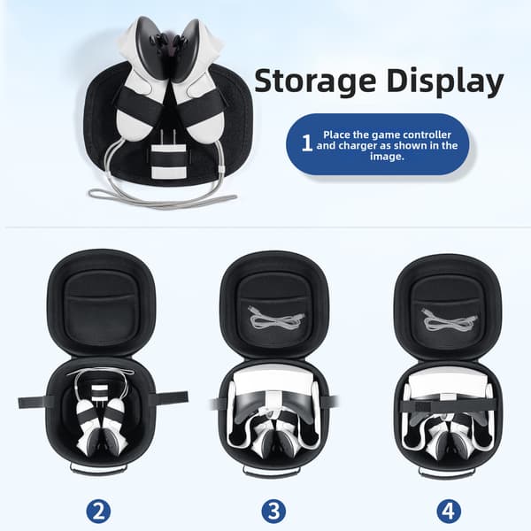Transportveske for Meta Quest 3S/3/2 Gray