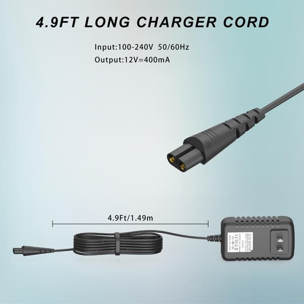 Lader for REMINGTON 12V0.4A europeisk standard