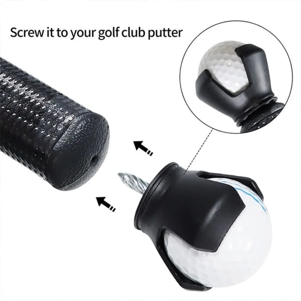 Sæt med 3 golftilbehør: golfboldgreb og boldfjernelsesgreb