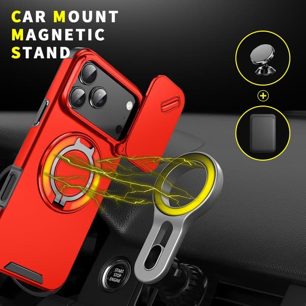 Beskyttelsesdeksel for iPhone 17 Pro Red