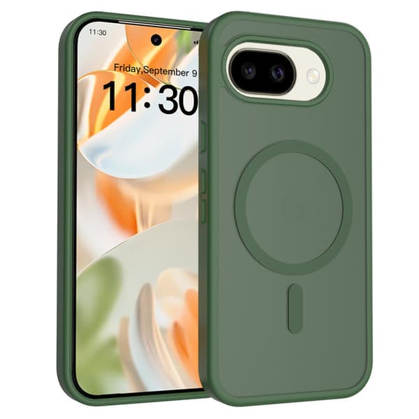 Magnetisk støtsikkert deksel til Google Pixel 11 Pro Green