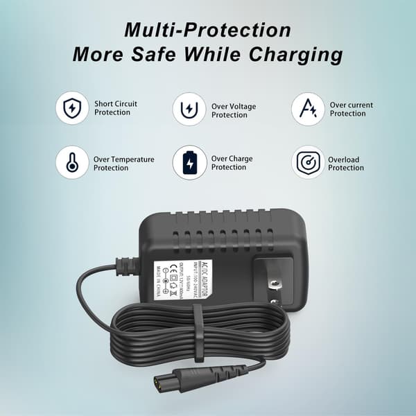 Lader for REMINGTON 12V0.4A europeisk standard