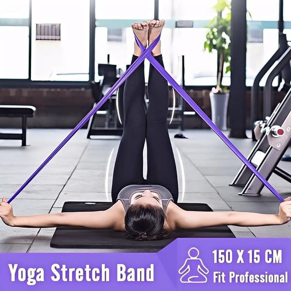 Pilates 8-delars set för formning och bantning Rosa