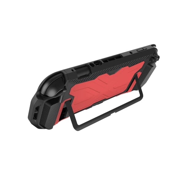 Bæretaske til Nintendo Switch 2-konsol, inkluderer 1 par joystick-covers Red