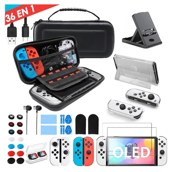 Nintendo Switch OLED 36-i-1 Veske