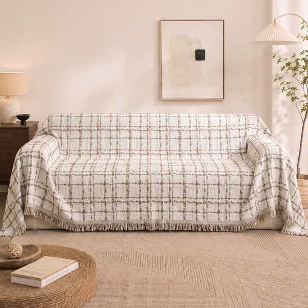 Sofföverdrag, soffhanddukar, kattsäker 180 x 130 cm Brown 180 X 130 Cm