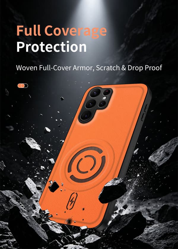 Magnetiskt droppskyddsfodral för Samsung Galaxy A57 Black