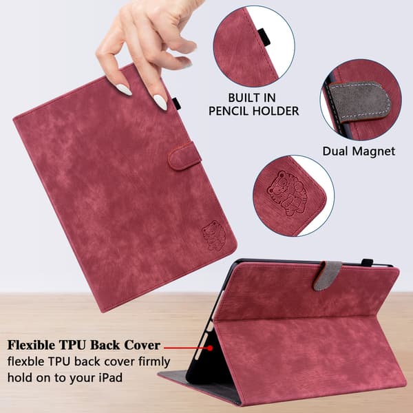 Fodral för Lenovo Tab P12 Tb371Fc Red