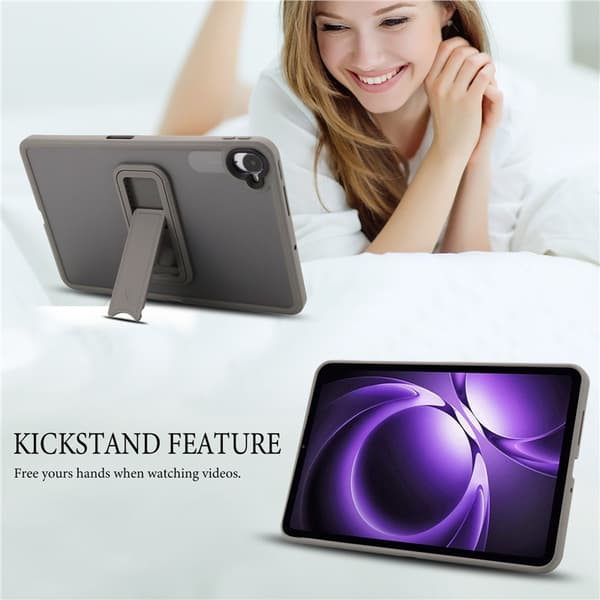 Etui til Xiaomi Pad 8 Pro 11,2 tommer med matt stativ for fallbeskyttelse Grey
