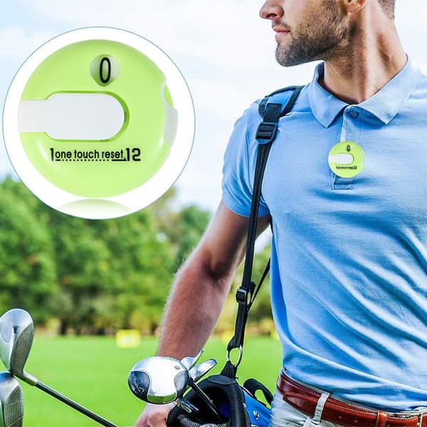 4 golf-merkkilippaklipsiä, manuaalinen merkki