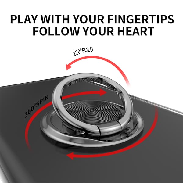 Suojaava sähkösinkitty kotelo Google Pixel 11:lle sormuksella Blue