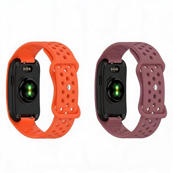 Pustende silikonrem for Garmin Cirqa (2-pakning)