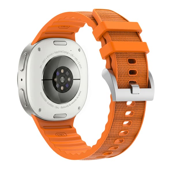 Silikonearmbånd til Samsung Galaxy Watch 9 40/44mm Orange