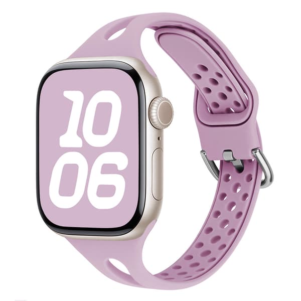 Silikonerem til Apple Watch Ultra 4 49mm Light purple