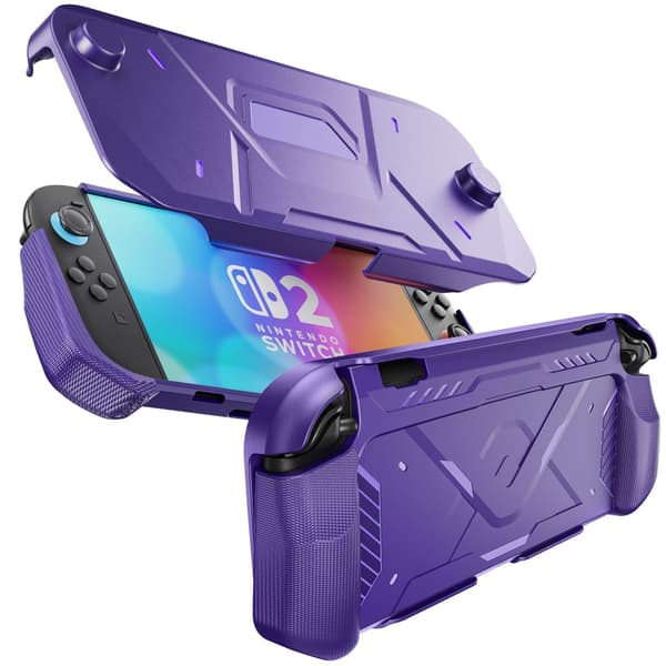 Etui og skjermbeskytter til Nintendo Switch 2 Purple
