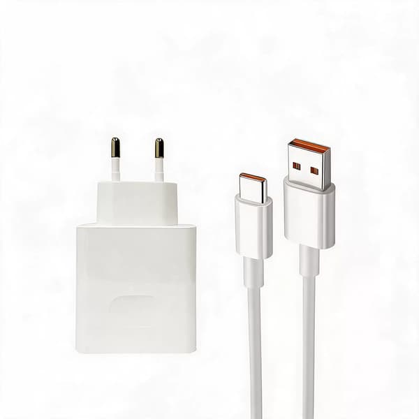 Laddare för HUAWEI Nova 9 66W (USB-C - Vit)