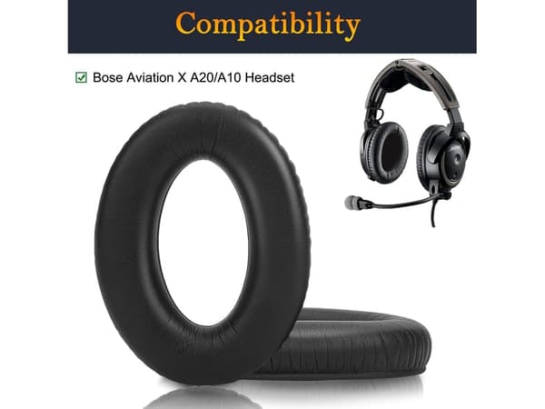 Ørepuder til Bose Aviation X A20 / A10 1 Par