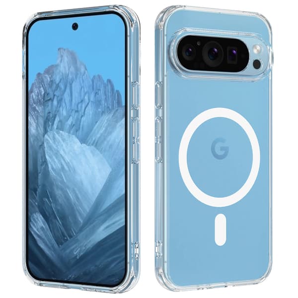 Transparent magnetiskt akrylfodral för Google Pixel 11