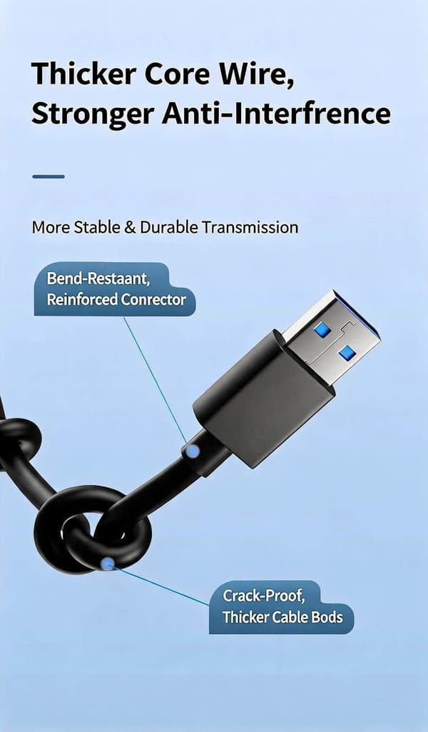 4-Port USB 3.0 Hub 1M