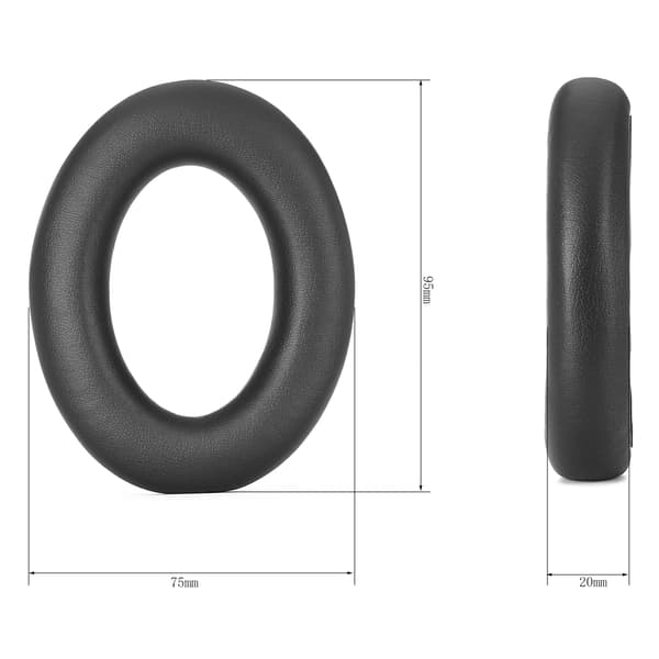 Hovedtelefonpuder til Sennheiser Accentum/Accentum Plus Wireless Black