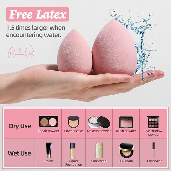 Meikkisienet lahjasetti 14 x Miracle Complexion -sientä Blue