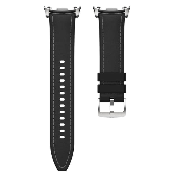 Silikone læderrem til Samsung Watch 9 40/44mm Black