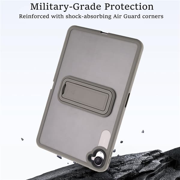 Etui til Xiaomi Pad 8 Pro 11,2 tommer med matt stativ for fallbeskyttelse Grey