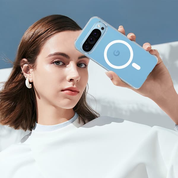 Gjennomsiktig magnetisk akryldeksel til Google Pixel 11
