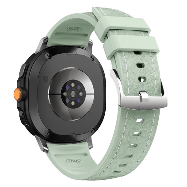 Silikone læderrem til Samsung Watch 9 40/44mm Green
