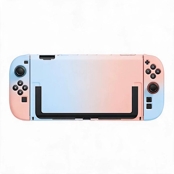Avtakbart hardt etui til Nintendo Switch 2 Blue-Pink Gradient