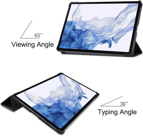 Tablettikotelo Samsung Tab S7 S8 11 tuumalle Black