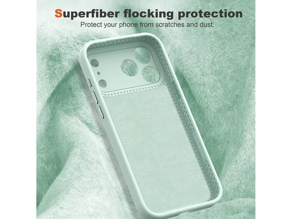 iPhone 18 Pro-deksel med magnetisk stativ, MagSafe-kompatibel silikon White