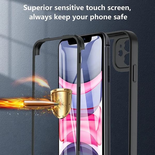 Støtsikker skjermbeskytter inkludert for iPhone 16 Pro Red