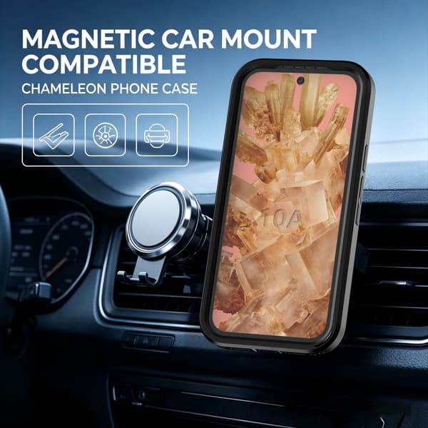 Magneettikotelo Google Pixel 10A:lle Black