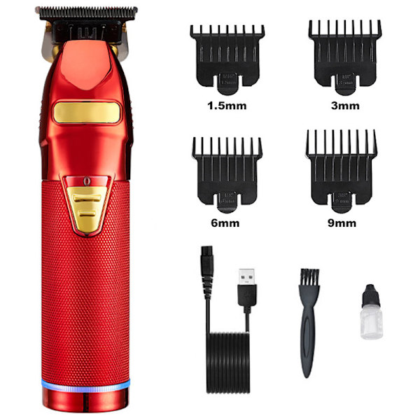 Genopladelig Hårklipper S9 Red