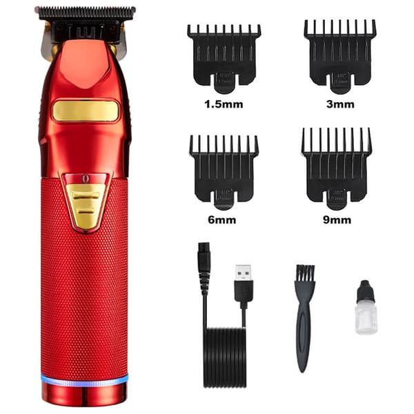 Ladattava hiustenleikkuri S9 Red