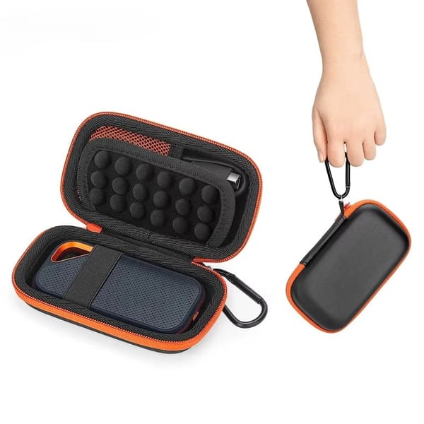 Sandisk E30/E60/E81 maanjäristyksen kestävä laukku Orange-black