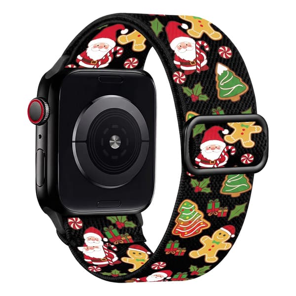 Julemønstret nylonrem for Apple Watch 4/5/6/SE (44mm)