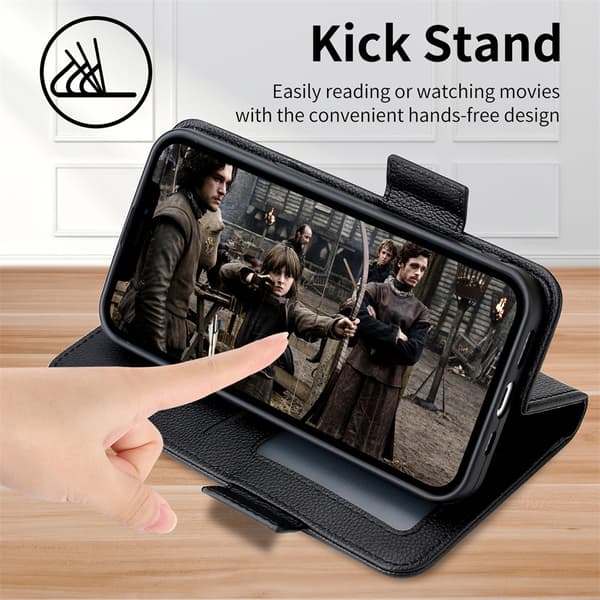 Læder flip-etui til Sony Xperia 1 VIII Black